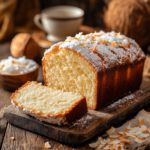 inesboulila A freshly baked Coconut Pound Cake golden brown wit 1e48990e 4502 4caa bc7d 6aca5e1b1e96