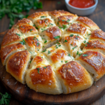 inesboulila A freshly baked Pull Apart Garlic Bread golden brow f2576c3e ed27 4757 b523 681b95992b4a