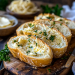 inesboulila A freshly baked loaf of The Best Garlic Bread slice d2f20956 f49a 4dfd 8067 23368863a6b4