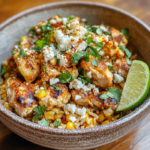 inesboulila A hearty Street Corn Chicken Rice Bowl served in a b3c7dda6 7021 4f2e b114 a1c7e06b5113