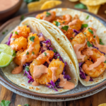 inesboulila A plate of Air Fryer Bang Bang Shrimp Tacos featuri 1210d1fa 78d2 4462 882b 6ac569581608