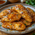 inesboulila A plate of Air Fryer Honey Butter Garlic Chicken Te f6abce9b 060a 4126 b77b 1357bf644e9a