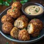 inesboulila A plate of Baked Boudin Balls golden brown and cris 04ed5ea0 d05f 461c be42 c82d59fc4a1b