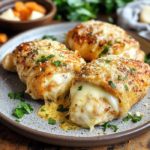 inesboulila A plate of Cheesy Garlic Bread Stuffed Chicken feat 48007ecf af21 4eba 97be d56d0a42622f