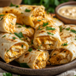 inesboulila A plate of Cheesy Garlic Chicken Wraps sliced in ha f072824e 63e2 4d28 a4f3 520cf8f1c1eb