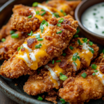inesboulila A plate of Crack Chicken Tenders golden brown and c 126e024a ff85 40ba a6b9 21014a718130