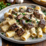 inesboulila A plate of Garlic Butter Steak with Creamy Parmesan dc67a07c cd05 4732 ac02 ce7eccf0f3f3
