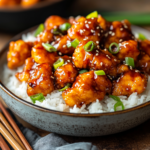 inesboulila A plate of General Tsos Chicken featuring crispy go 9c1d0514 e34a 4f05 b5e2 7aa47ffc9d76