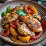 inesboulila A plate of Savory Italian Chicken with Peppers and bfd2361f e088 4d9a 9872 7795d0d3ce77