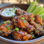inesboulila A plate of The Best Sweet and Spicy Wings glistenin ff39f3f8 5973 4a88 8866 c90ba7b8daa4