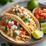 inesboulila A plate of slow cooker queso chicken tacos served i 659f74b3 637e 4999 b2e2 3b67e29aa665