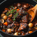 inesboulila A pot of slow cooked oxtail bourguignon with tender 3793014c a4c7 43bf 8bd6 61195b336e6b