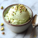 inesboulila A scoop of creamy homemade pistachio ice cream with 7a4c9a7b 40d4 4d6f aa20 d027cd90328f