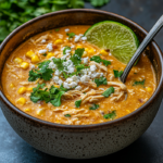 inesboulila A steaming bowl of Mexican Street Corn White Chicke 67441af9 bfe2 4089 894a 572addfb524a