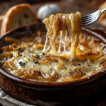 inesboulila A steaming bowl of One Pot French Onion Pasta serve 2f9d597e 5f11 4996 a913 e7cc43231cd5