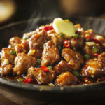 inesboulila A steaming plate of Spicy Ginger Chicken Delight se ad78a6b0 74e5 4e72 810e 0c3d5f0f8177