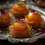 inesboulila A stunning close up of Gulab Jamun in Kunafa Nests cfe570de 6a33 4c28 98c2 aa705e2a4b30