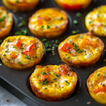 inesboulila A tray of freshly baked egg muffins golden and slig a119eb1d ea94 4339 a398 dfa052f89ac7