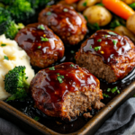 inesboulila A tray of freshly baked mini meatloaves each with a ac8d0ef9 2f4c 48aa b9f5 8d604153787a