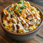 inesboulila A vibrant Street Corn Chicken Rice Bowl served in a ac4dc628 74da 47b5 a636 6b386454ee8b