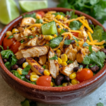 inesboulila A vibrant bowl of Quick Southwest Chicken Salad ser 0a4b89e9 6f98 4fb2 b049 f5d33c968096
