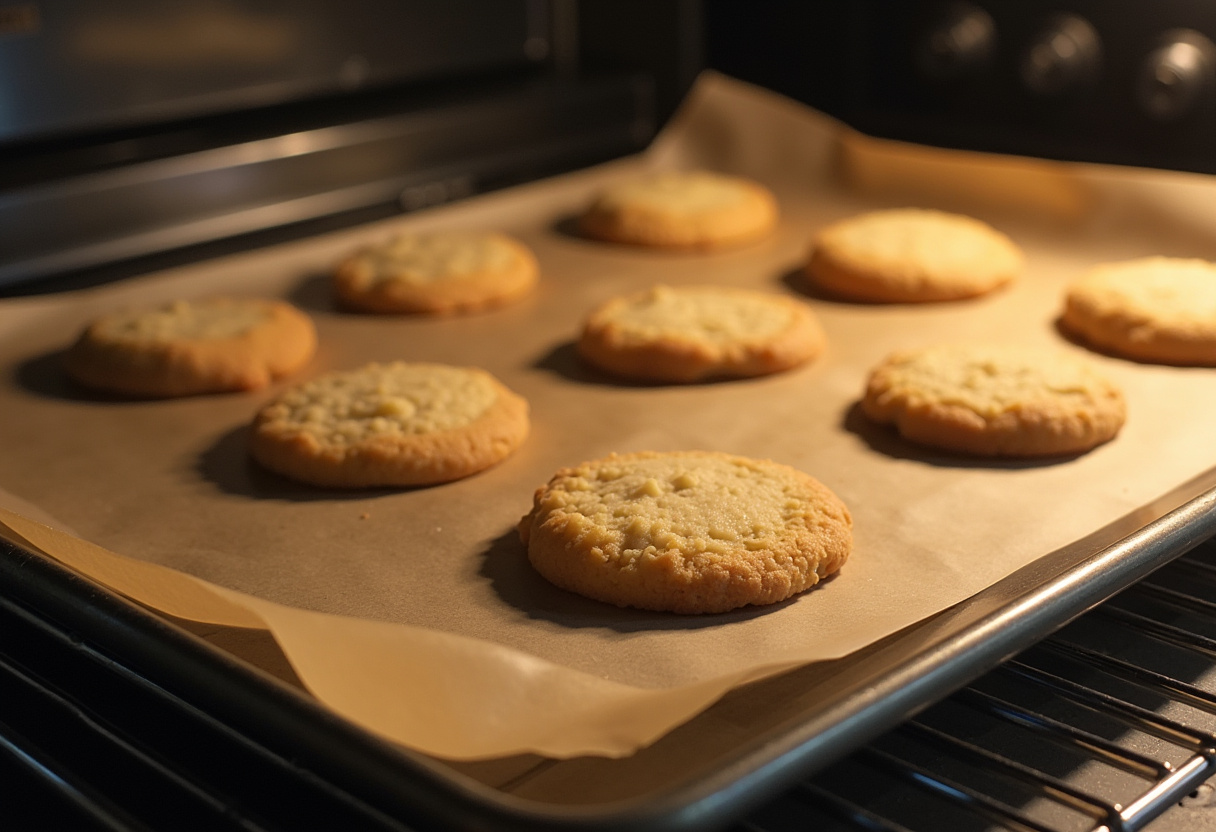 Freshly baked Cookies and Cream Cookies cooling on a rack.