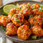 inesboulila A plate of crispy Bang Bang Salmon bites golden bro 995f1939 56b2 4c67 8de3 440cc01eea4f