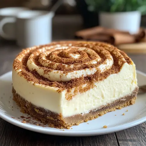Fluffy & Creamy Cinnamon Roll Cheesecake Recipe