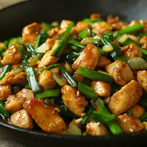 15-Minute Chicken and Green Onion Stir-Fry