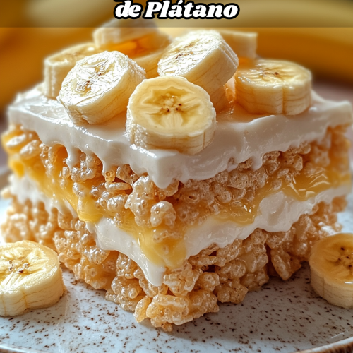 Banana Pudding Rice Krispie Treats