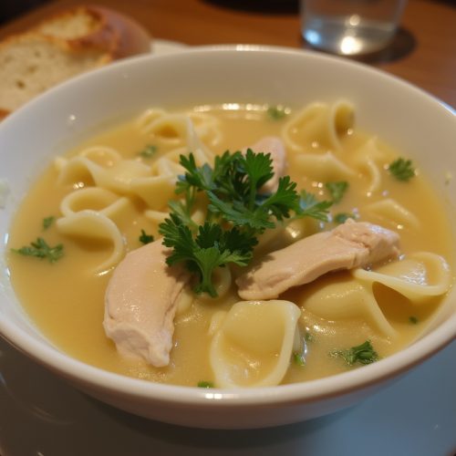 Easy Creamy Chicken Noodle Soup