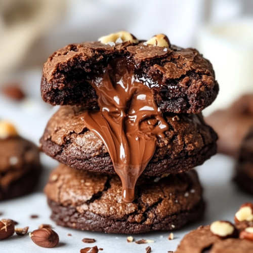 Nutella Lava Cookies Recipe