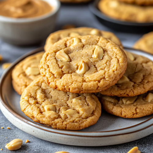 4-Ingredient Peanut Butter Cookies – So Easy & Delicious!