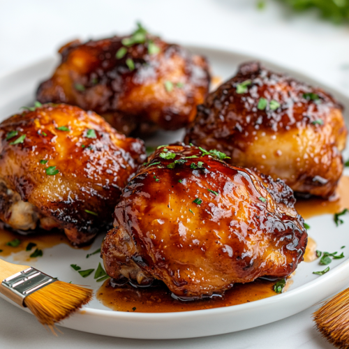 Baked BBQ Chicken Thighs