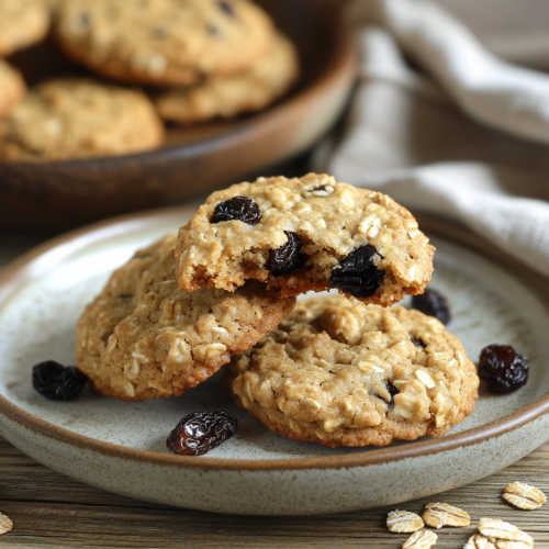 Easy Sourdough Discard Oatmeal Cookies