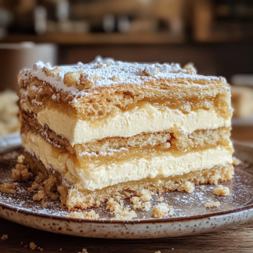 Biscuit and Cream Cheese Cake Recipe