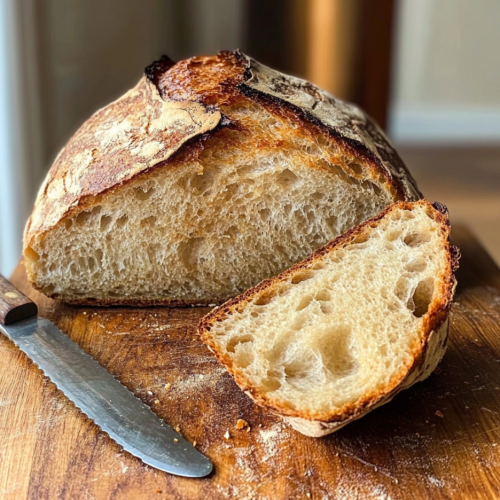 Fluffy Sourdough Discard Artisan Bread