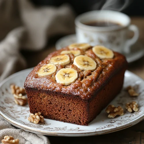 Recreate the delicious Starbucks banana bread at home with this easy-to-follow recipe, featuring a golden-brown crust and moist, flavorful interior.