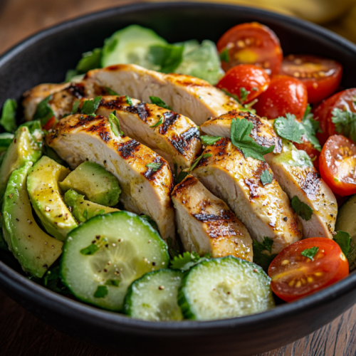 Healthy Avocado Chicken Salad