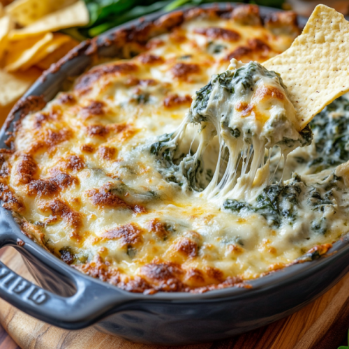 The Best Spinach Artichoke Dip