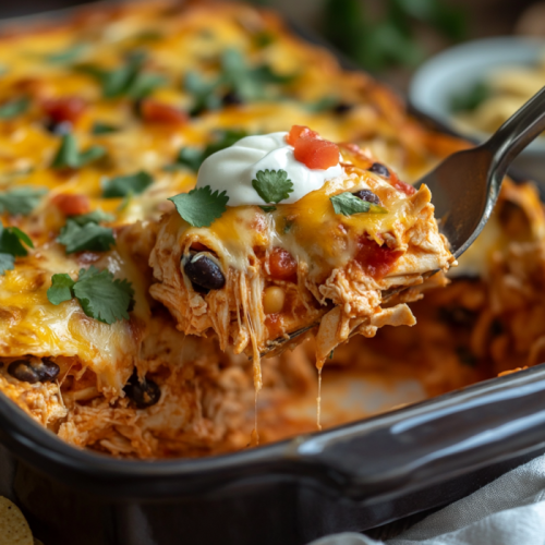 Easy Chicken Burrito Casserole: A Wholesome and Flavorful Meal