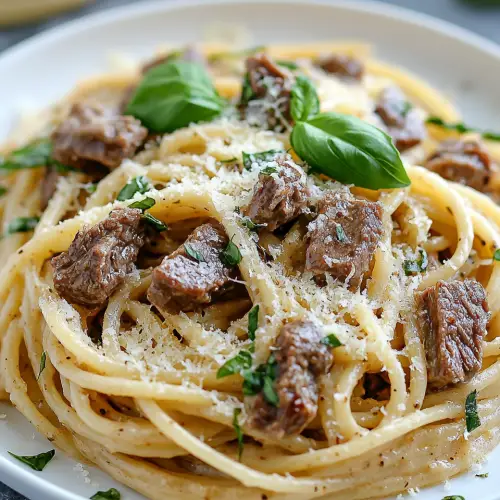 Delicious Garlic Beef Pasta – A Must-Try Slow Cooker Recipe