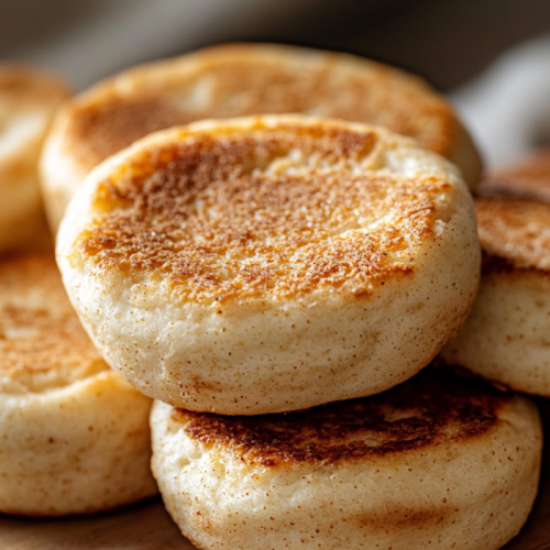 Homemade Sourdough Discard English Muffins
