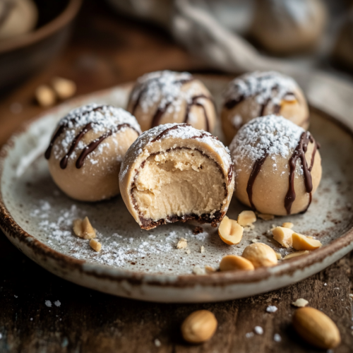 No-Bake Peanut Butter Cheesecake Balls
