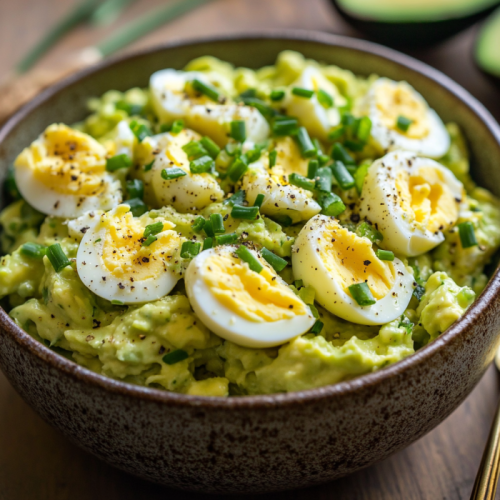 Keto Avocado Egg Salad Recipe