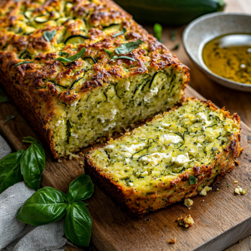 Savory Mediterranean Zucchini Loaf