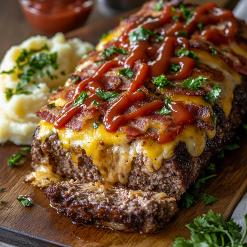 Quick and Easy Bacon Cheeseburger Meatloaf Recipe for Busy Nights