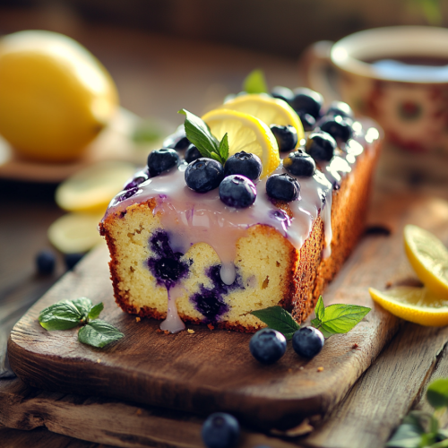 Lemon Blueberry Yogurt Loaf