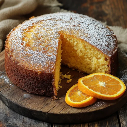 Orange Cake in a Blender
