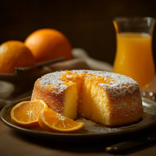 Orange Sponge Cake Recipe